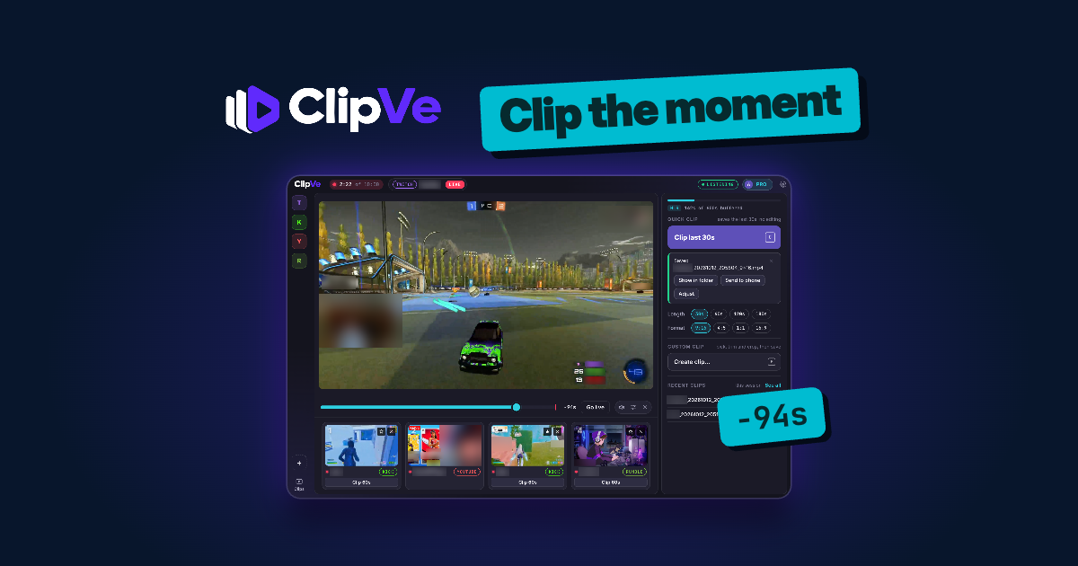 I built a clipping app for stream clippers. Watch, clip and send it to your phone in under 30 second
